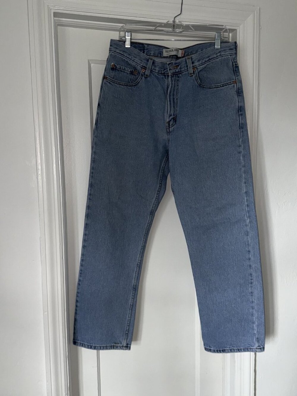 Levi's 505 Regular Fit Jeans Men's 33x30 Light Wash 2008